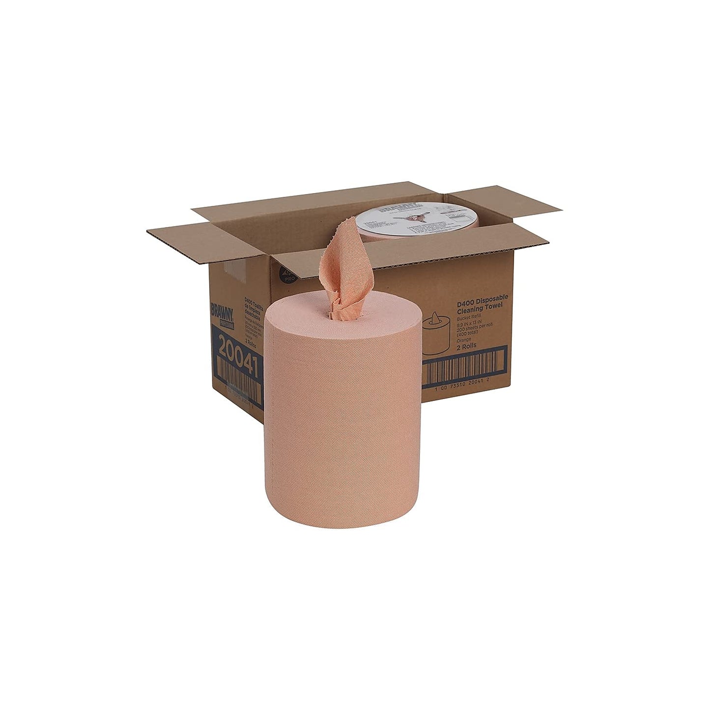 Georgia Pacific Professional 20041 All-Purpose Medium-Duty Wiper Refill, 10 x 13, Orange, 200 per Roll (Case of 2 Rolls)