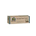 If You Care Reusable Paper Towels- 12 CT Sheets - 100% Natural, Compostable Cleaning Cloths for Kitchen, Bathroom, Home Countertop Surfaces - Extra