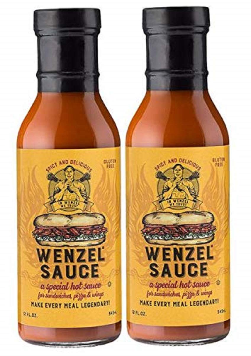 Wenzel | #1 Sandwich Hot Sauce Spicy Tangy Delicious Makes For A Legendary Meal, 12oz Bottle 2-pack