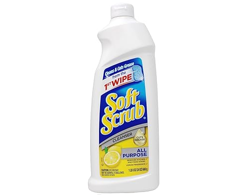 Soft Scrub 00865 24 Oz Lemon Soft Scrub All-Purpose Cleanser