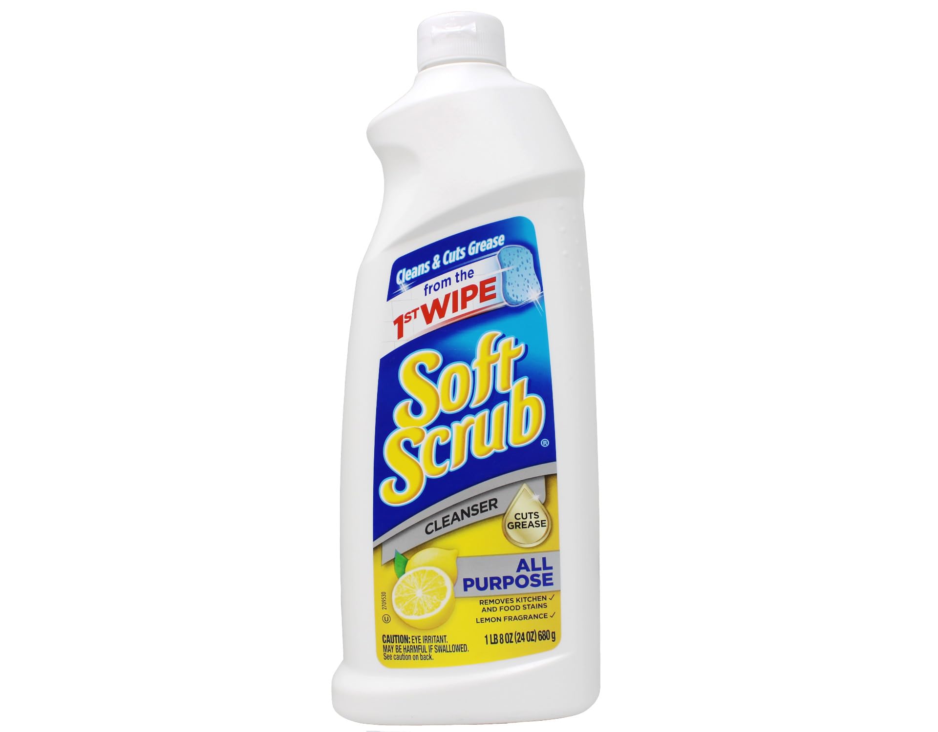 Soft Scrub 00865 24 Oz Lemon Soft Scrub All-Purpose Cleanser