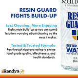 Randy's Black Label Cleaner and Resin Guard Bundle - Fast-Acting Resin Cleaning Solution for Glass, Metal & Ceramic Surfaces - Glass Pipe Cleaner