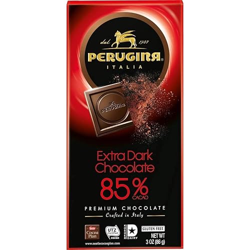 Perugina Chocolate Bars 3oz (1 Bar/unit) (Extra Dark Chocolate 85%)