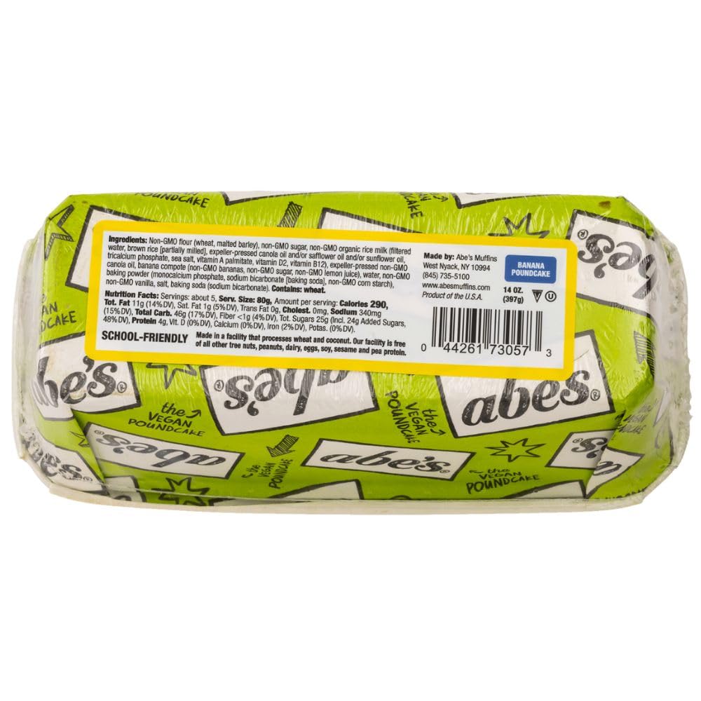 Abe's Banana Bread Pound Cake, 14 OZ