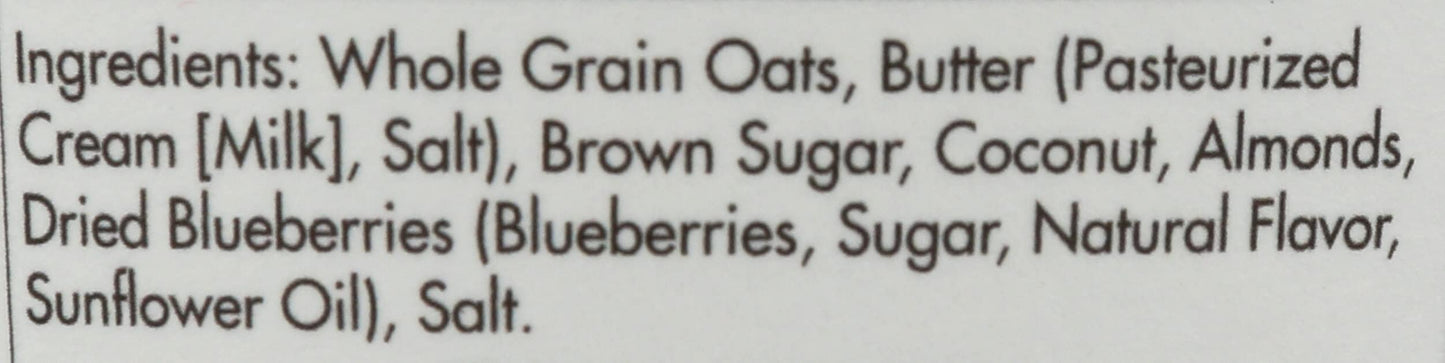 Olde Man Granola, Granola Oatmeal Blueberry Almond, 2.5 Ounce