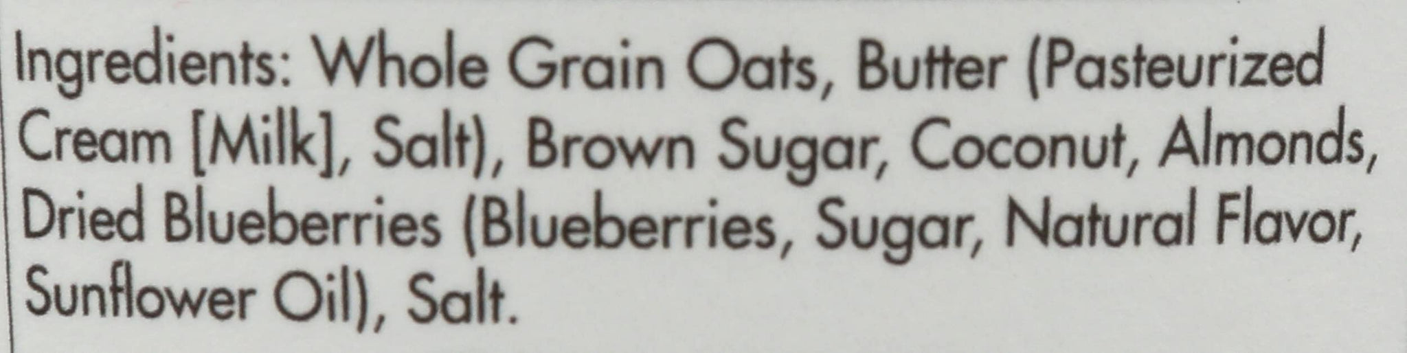 Olde Man Granola, Granola Oatmeal Blueberry Almond, 2.5 Ounce
