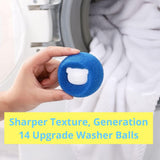 Washer Balls, Laundry Hair Lint Catcher Remover Balls - 10PCS Reusable Furs Hairs Catcher for Laundry, Dog Cat Hair Lint Removal for Washer Dryer
