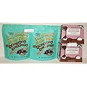 Trader Joes Dark Chocolate Almond Butter Filled Pretzel Nuggets & Dark Chocolate Covered Marshmallows (Four Items), 8 Ounces