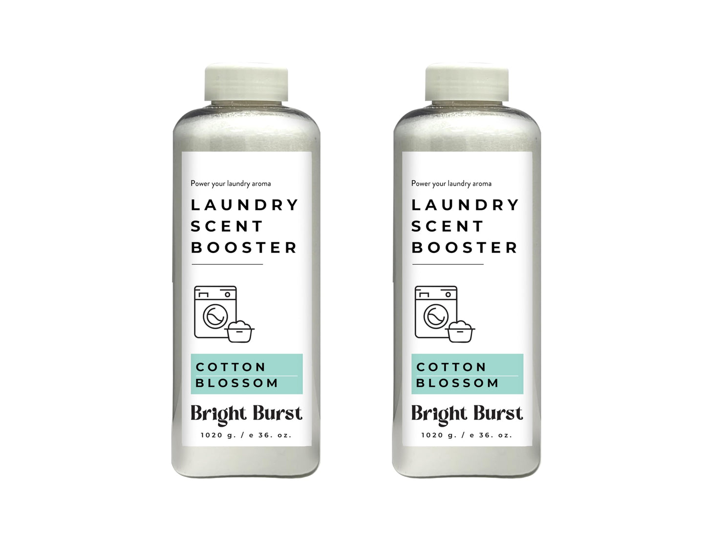 Bright Burst Laundry Scent Booster, Cotton Blossom, 36 oz, 2 Pack, Home and Body Company