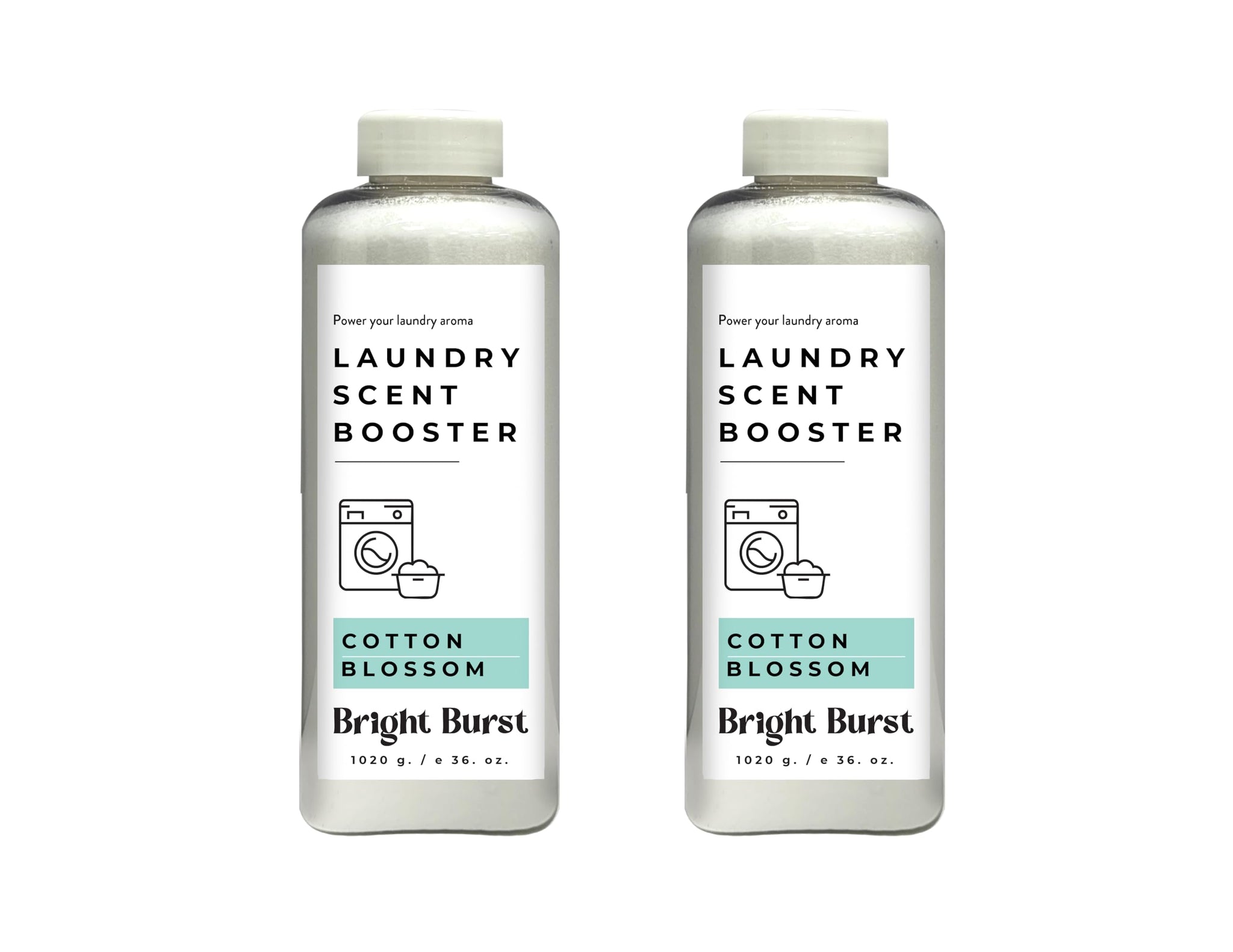 Bright Burst Laundry Scent Booster, Cotton Blossom, 36 oz, 2 Pack, Home and Body Company