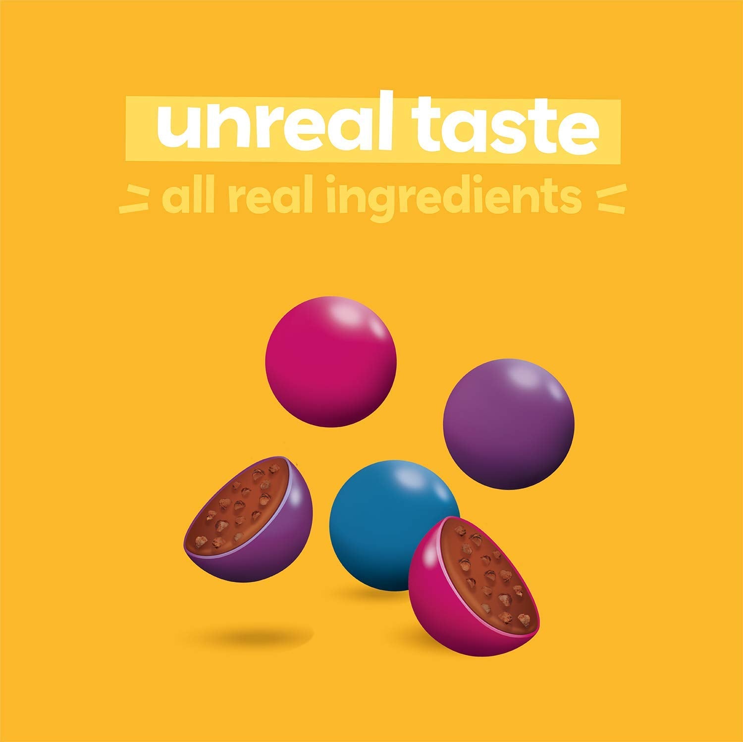 Unreal, Candy Coated Chocolate Crispy Quinoa Gems Bag, 5 Ounce