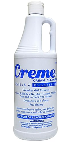 JANILINK PREMIUM CREME STRONG CLEANSER & MULTI-PURPOSE POLISH For HARD STAIN QT