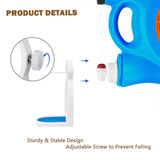 KLIVYA Laundry Detergent Cup Holder, 2 Pack, No More Mess or Leaks, Easy to Install, Suitable for Most Sizes Bottles, Unscented
