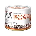 JONGGA Stir-Fried Can Kimchi (Pack of 1), Shelf Stable Canned Kimchi, Spicy Korean Authentic Fermented Pickled Cabbage, Perfect with Ramen, Noodles