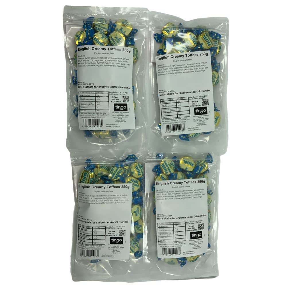 Walkers English Creamy Toffee - 1Kg