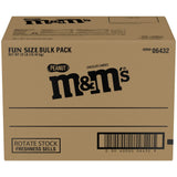 M&M'S Peanut Chocolate Candy Fun Size 23-Pound Bulk Package Box, 368 Ounce (Pack of 1)