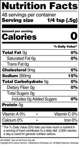 Fleur de Sel French Sea Salt (8 oz, ZIN: 525946) - 2 Pack