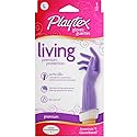 Playtex Living Reuseable Rubber Cleaning Gloves (Large, 9 Pairs), Premium Protection Reusable Household Gloves