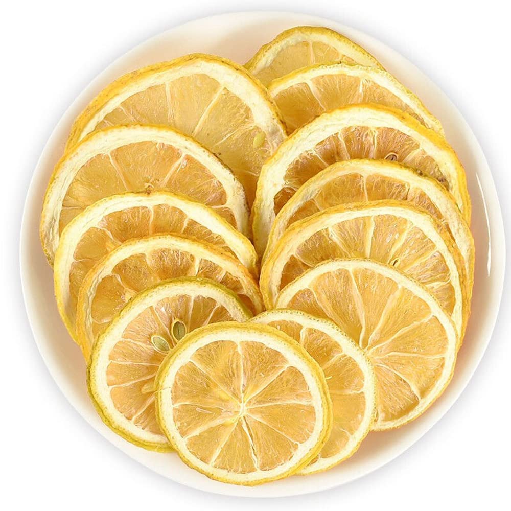 cn herb Dried Lemon Slices Freeze-dried Lemon Honey Tea Fruit Tea Freeze Dried 60g