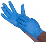 Premium Guard - Nitrile Gloves - Disposable, Powder Free, Latex Rubber Free, 5 mil, Blue Nitrile Gloves, 100 gloves per Box, Size - XL