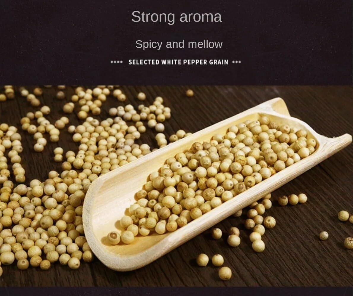 Zercumm Pure White Peppercorn 250G Spicy Soup Seasoning Pickled Barbecue Spices