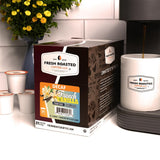Fresh Roasted Coffee, Decaf French Vanilla, Flavored Coffee Pods, K-Cup Compatible, 24 Count
