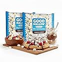GoodMallow Mini Vegan Marshmallows - Kosher Halal Dairy & Gluten Free Healthy Mini Marshmallows - Natural Gelatin Free for Hot Chocolate, Smores