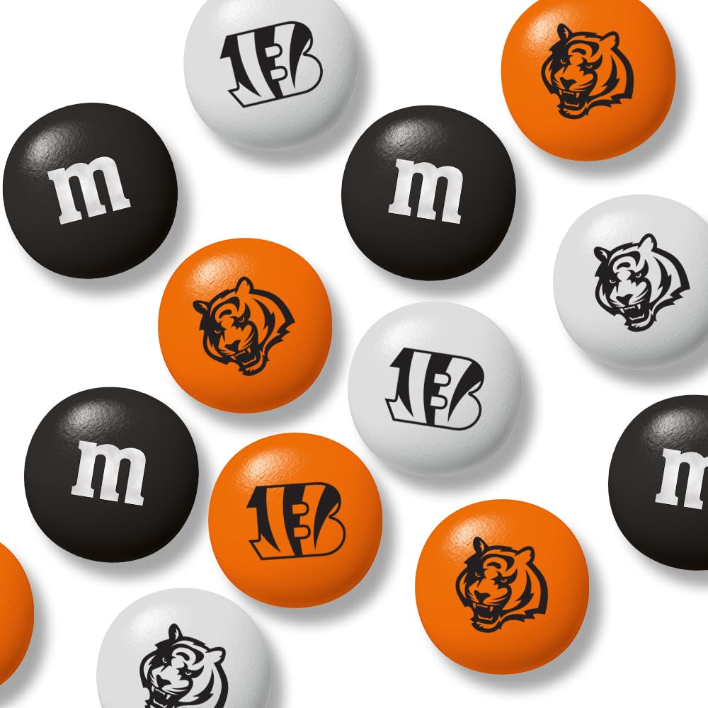M&M'S NFL Cincinnati Bengals Milk Chocolate Gift Jar, 12.7 oz