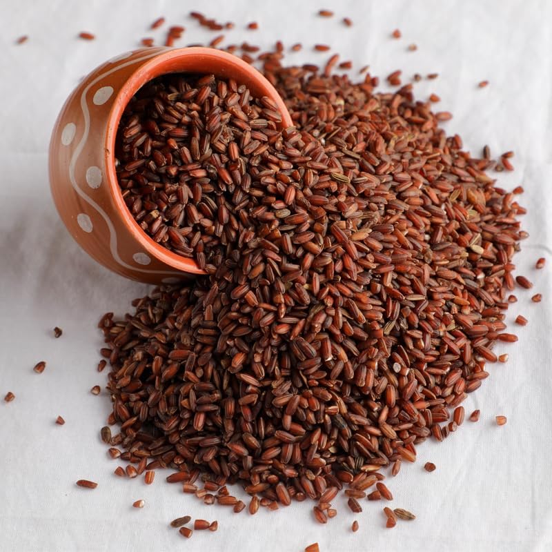 Rigel Spices | Forest Elephant Red Rice (4 Lb) | Kaatu Yaanam Ancient Rice | Kattuyanam rice | 12+months aged | GLUTEN FREE