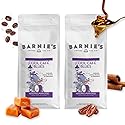 Barnie's Coffee Cool Café Blues Ground Coffee with Caramel Maple Pecan and Cinnamon Rum Flavors, Medium Roasted Arabica Beans, Gluten Free, 12 oz Bag