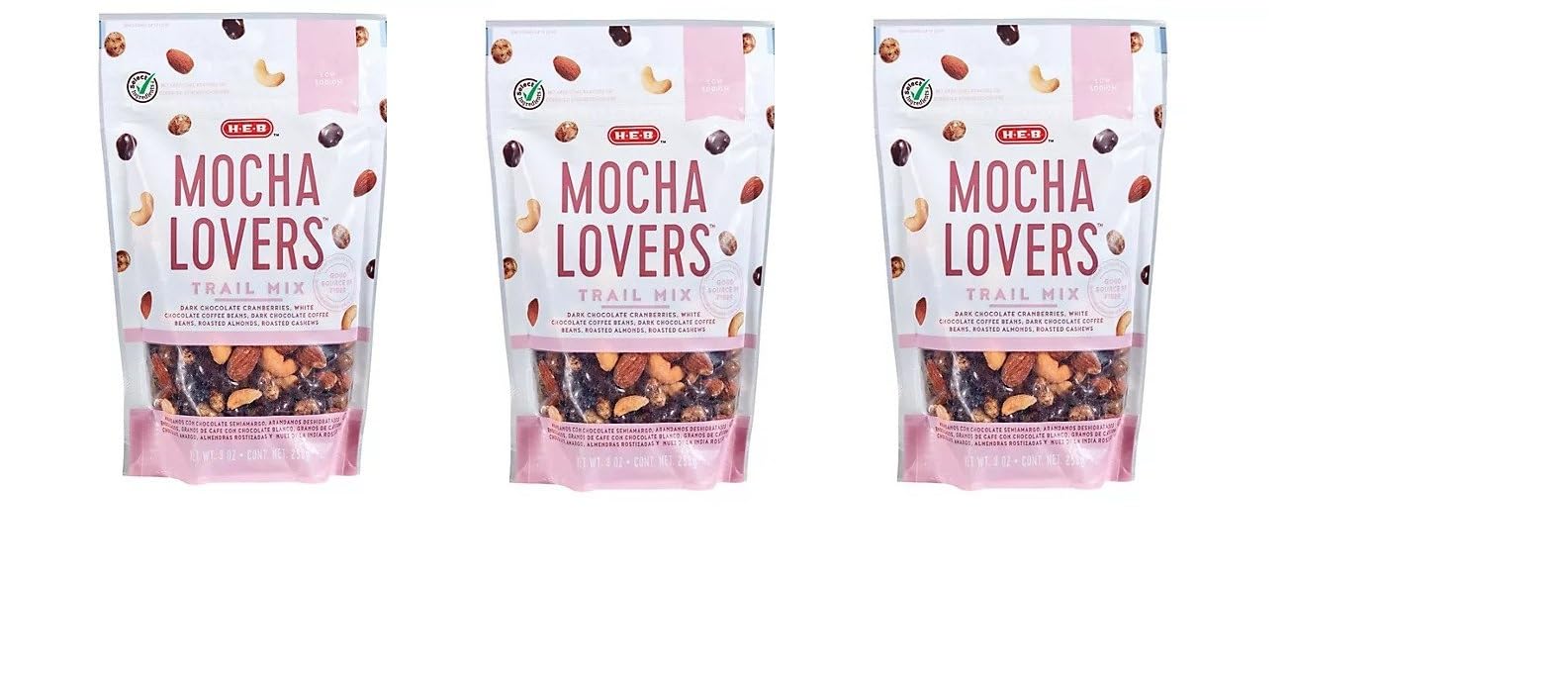 heb mocha lovers trail mix 9 oz(pack of 3)