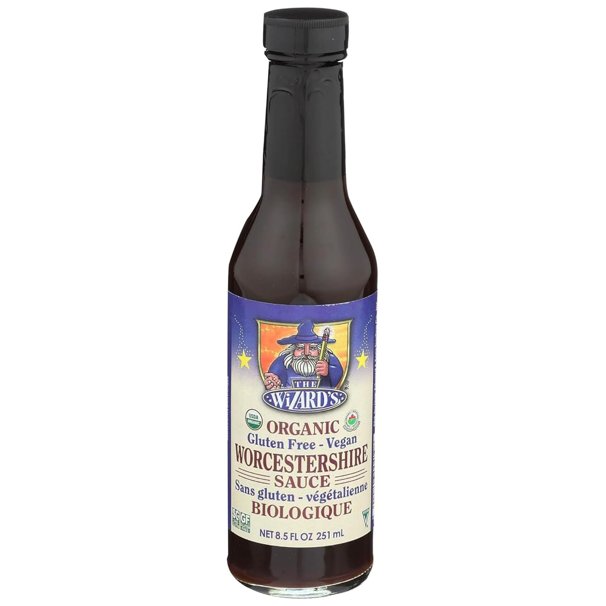 The Wizard's Sauce Organic Gluten Free & Vegan Worcestershire - 8.5 Oz