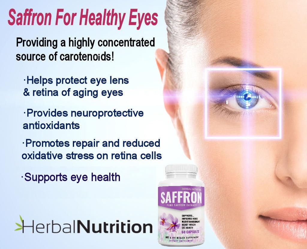 Saffron Extract 88.5mg Mood & Appetite Support, 120 Capsules