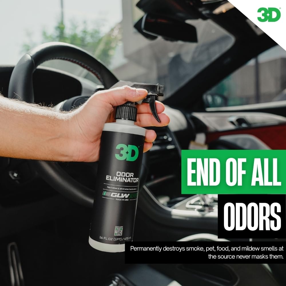 3D Odor Eliminator, GLW Series | Ultra Powerful Air Freshener | Long Lasting Odor Relief | Neutralizes Unwanted Smells | Fresh Scent | DIY Car