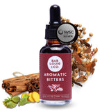 Bab Louie & Co. Aromatic Spiced Flavor Bitters, Non Alcoholic Award Winning Bitter with Zero-Sugar and Caffeine-free (30ml/1 Fl. Oz) 11 Servings