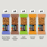 KIND Breakfast Protein Bars Variety Pack - 40 Count (20 Packs, 2 Bars Each) - Dark Chocolate Cocoa, Apple Cinnamon, Caramel Peanut, Peanut Butter