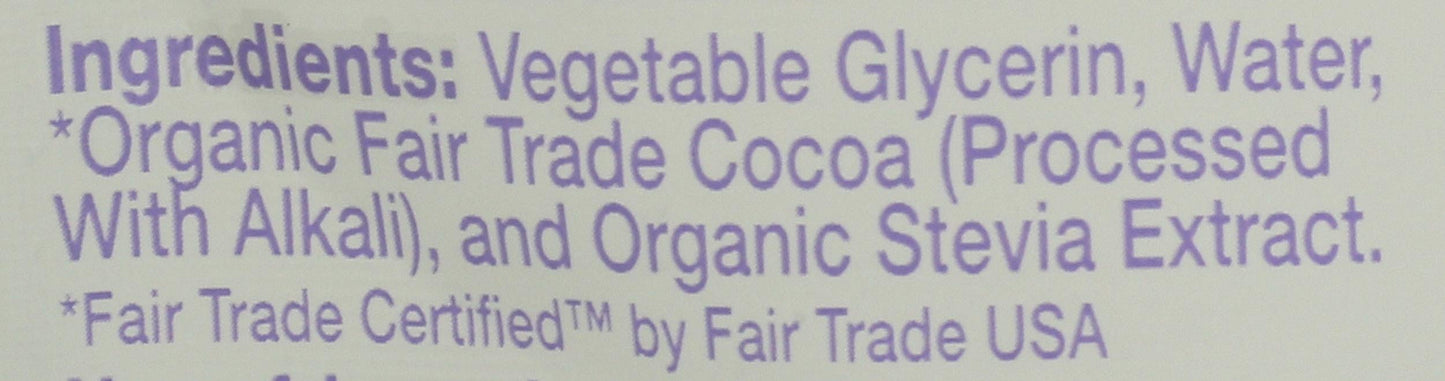 NUNATURALS NuStevia Pourable Chocolate Syrup Pouch, 6.6 FZ