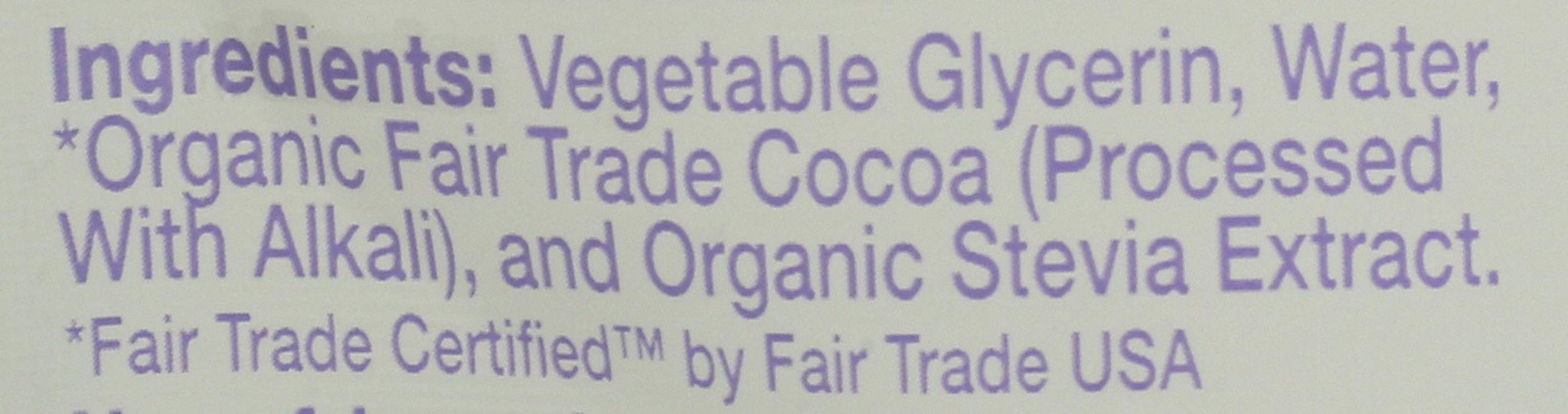 NUNATURALS NuStevia Pourable Chocolate Syrup Pouch, 6.6 FZ
