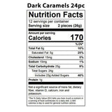 Vermont Nut Free Chocolates Boxed Chocolate Caramels (Dark Chocolate) 24-Piece, Nut-Free, Egg-Free, Kosher
