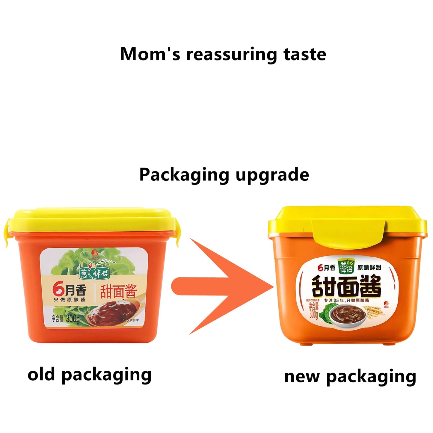 2 boxes Sweet Bean Paste ???-Tian Mian Jiang-10.58 Oz ×2