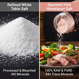 Evolution Salt Salt Hmlyn Fine 17 oz - Thoughtfully Gourmet Salt for Cooking and Seasoning - Himalayan Fine Grain Table Salt - Pantry Staple from Salt