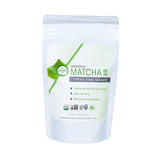 Aiya Certified USDA Japanese Organic Ceremonial Grade Matcha Green Tea Powder - Gluten-Free, Non-GMO - 100g Bag (3.53 oz.)