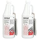 2 Pack Sizzle Drain and Waste System Cleaner, 1 qt Bottles - Ready to Use Liquid Drain Cleaner