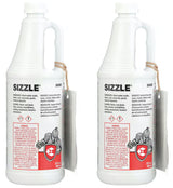 2 Pack Sizzle Drain and Waste System Cleaner, 1 qt Bottles - Ready to Use Liquid Drain Cleaner