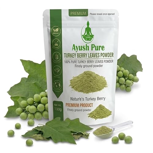 100g Dried Turkey Berry Leaves Powder (Solanum Torvum) Pure Grade A Quality Healthy Leaves Powder