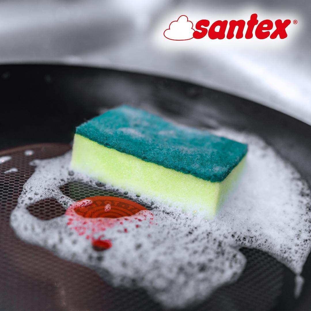 Kitchen Cleaning Sponges Longer Lasting Scrub Sponge Set Made in Germany! (Pack of 10)