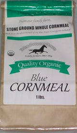 Organic Blue Hopi Cornmeal, 5 lbs., Fresh Stone Ground, Farmer Direct, non-GMO (5 lb)