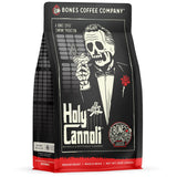 Bones Coffee Company Holy Cannoli, Baked Cannoli Flavored Coffee, Medium Roast Low Acid Arabica Beans Compatible with Auto drip and French Press
