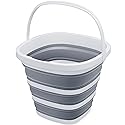Goderewild Collapsible Bucket, 2.6 Gallon (10L) - Square Foldable Mop Bucket for House Cleaning, Car Washing, Camping - Portable Water Pail