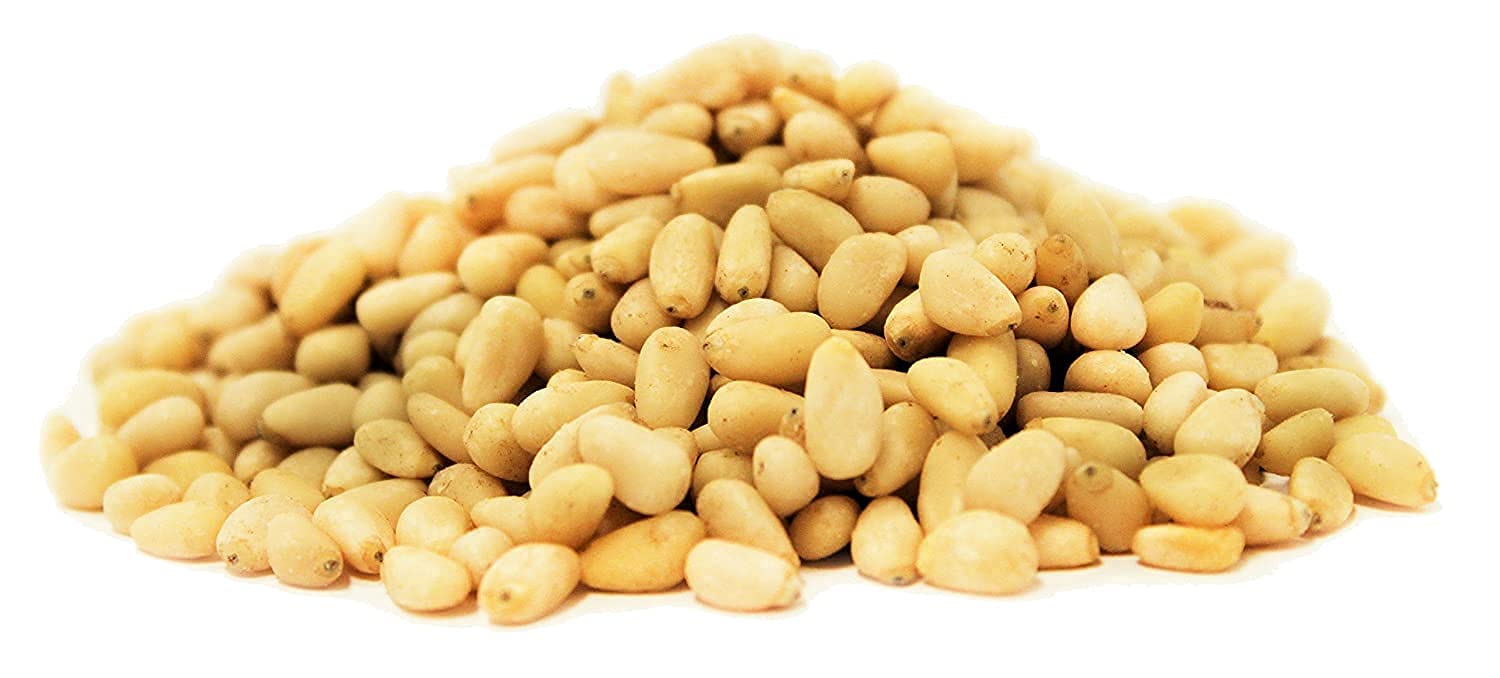 Gourmet Toasted Pine Nuts by It's Delish, 40 OZ (2.5 lbs.) Jumbo Container - Premium Pine Nuts Pignolias Dry Roasted - Healthy Snack, Topping